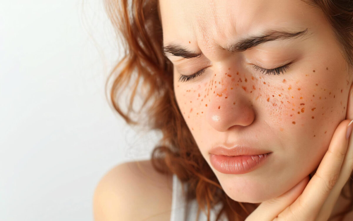 Pigmentation on Cheeks: